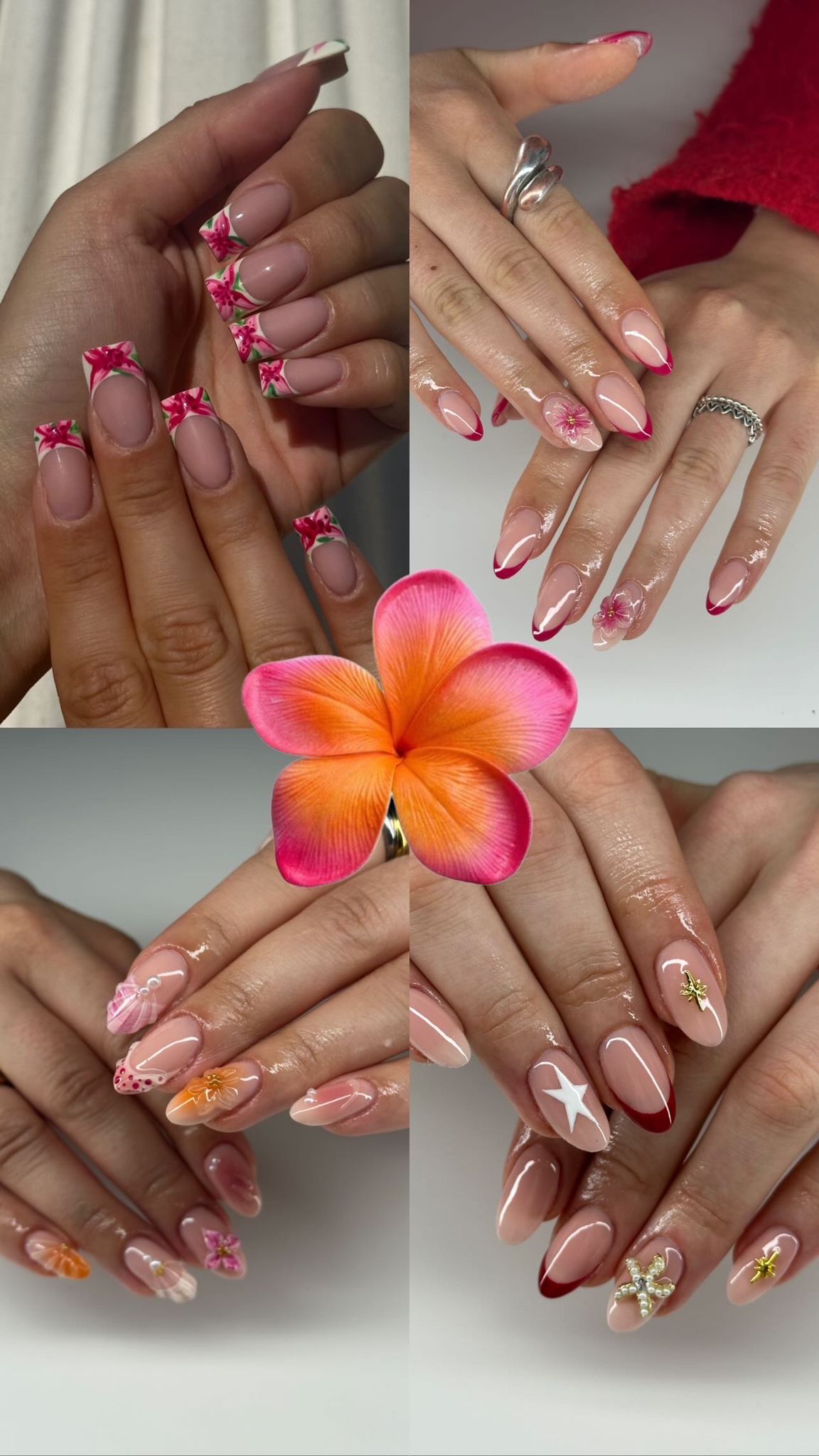 Stilvolles Almond-Naildesign · Moonlit Nails Hildesheim